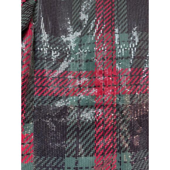 Johnny Wujek for JCPenney Plaid Sequin Blazer Jacket – Size Medium Retail $149 - Picture 11 of 11